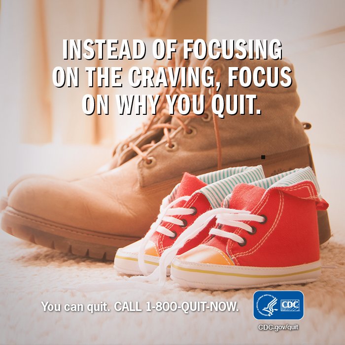 stopsmokingidea's tweet photo. There are others depending on you to quit smoking. Don’t give up trying to quit for good! https://t.co/1Qcs7TJZgl