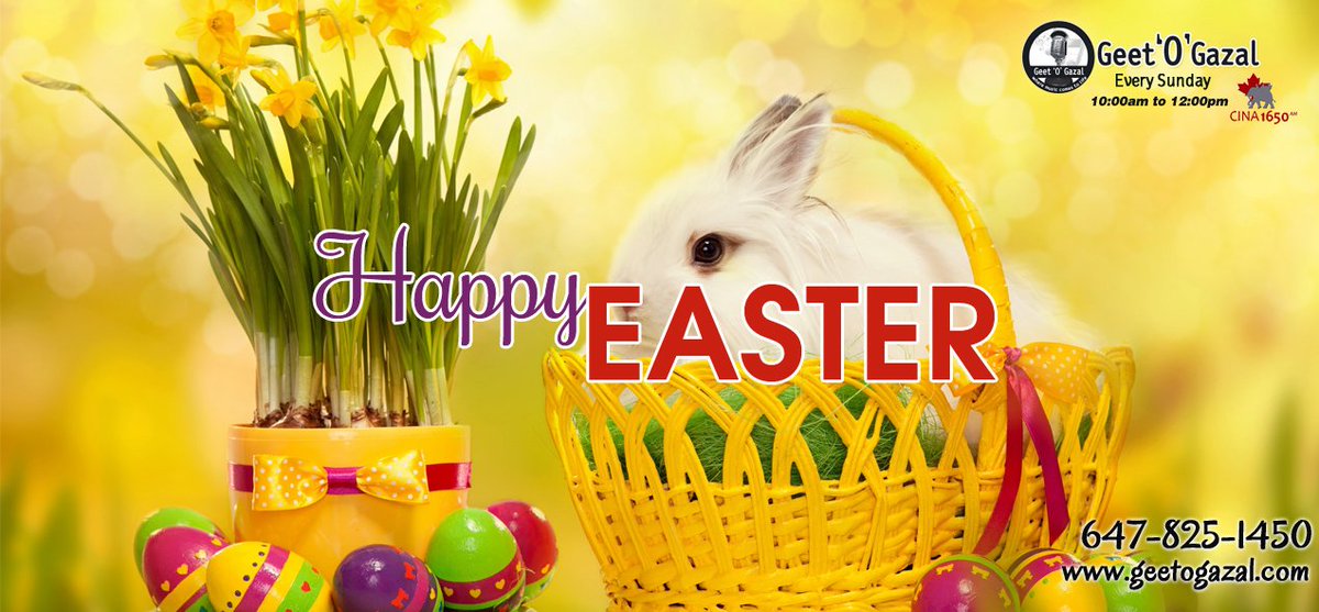 GeetOGazal's tweet photo. Spread hope, faith and love all around you this easter.
Have a happy easter.
#happyeaster #easter https://t.co/jgjahAOemz