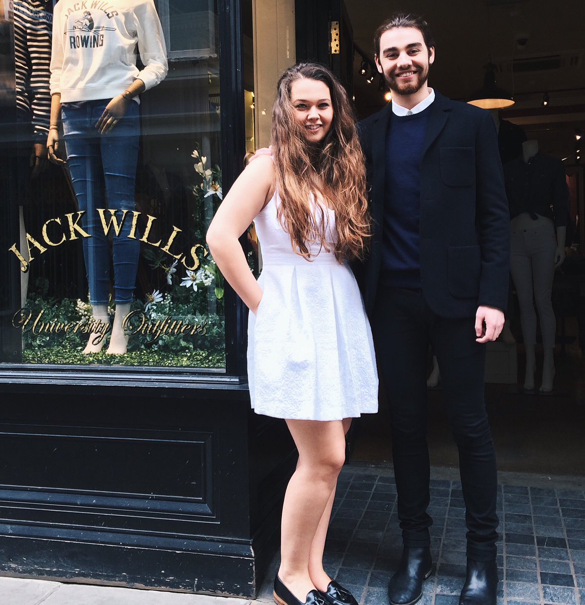 #OOTD The lovely Liz &amp; Jordan from our #Nottingham store, modelling summer wills.ly/1UwLFtn