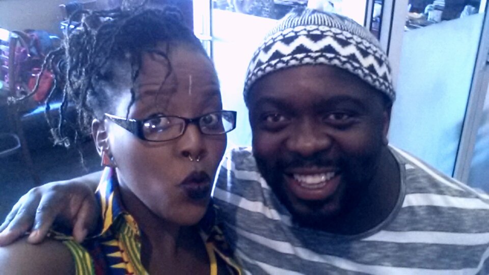 WordNSound's tweet photo. We see @mandidee and @Afurakan are heaving a blast on the #MelodySet. A short film produced by @Kabomo.
#PoetryWins https://t.co/rQSc8C87RH