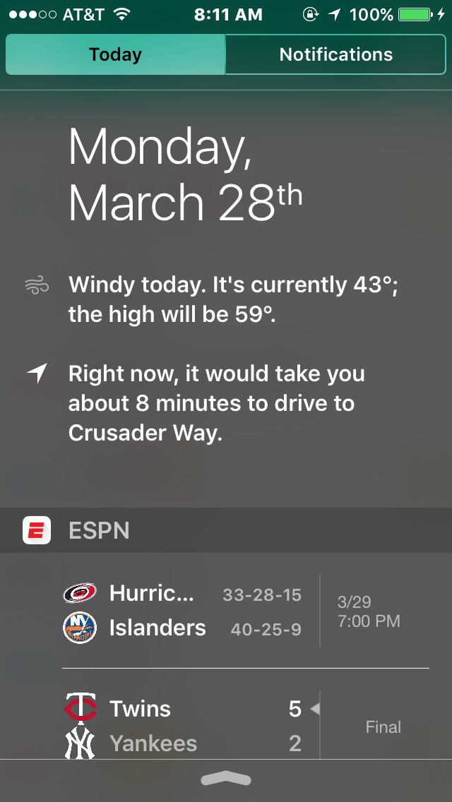 aHendrickes's tweet photo. Wtf Siri it's One Crusader Way😒🖕🏽 #DamnSiri https://t.co/gCQOD9WJgN