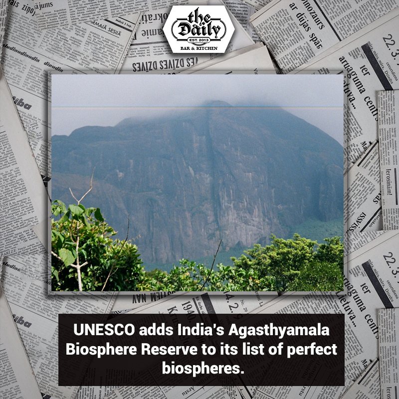 TheDailyMumbai's tweet photo. @UNESCO puts #Agasthyamala Biosphere Reserve in top 18  well preserved biospheres. #internationalForestDay https://t.co/ZMPIPqpiPZ