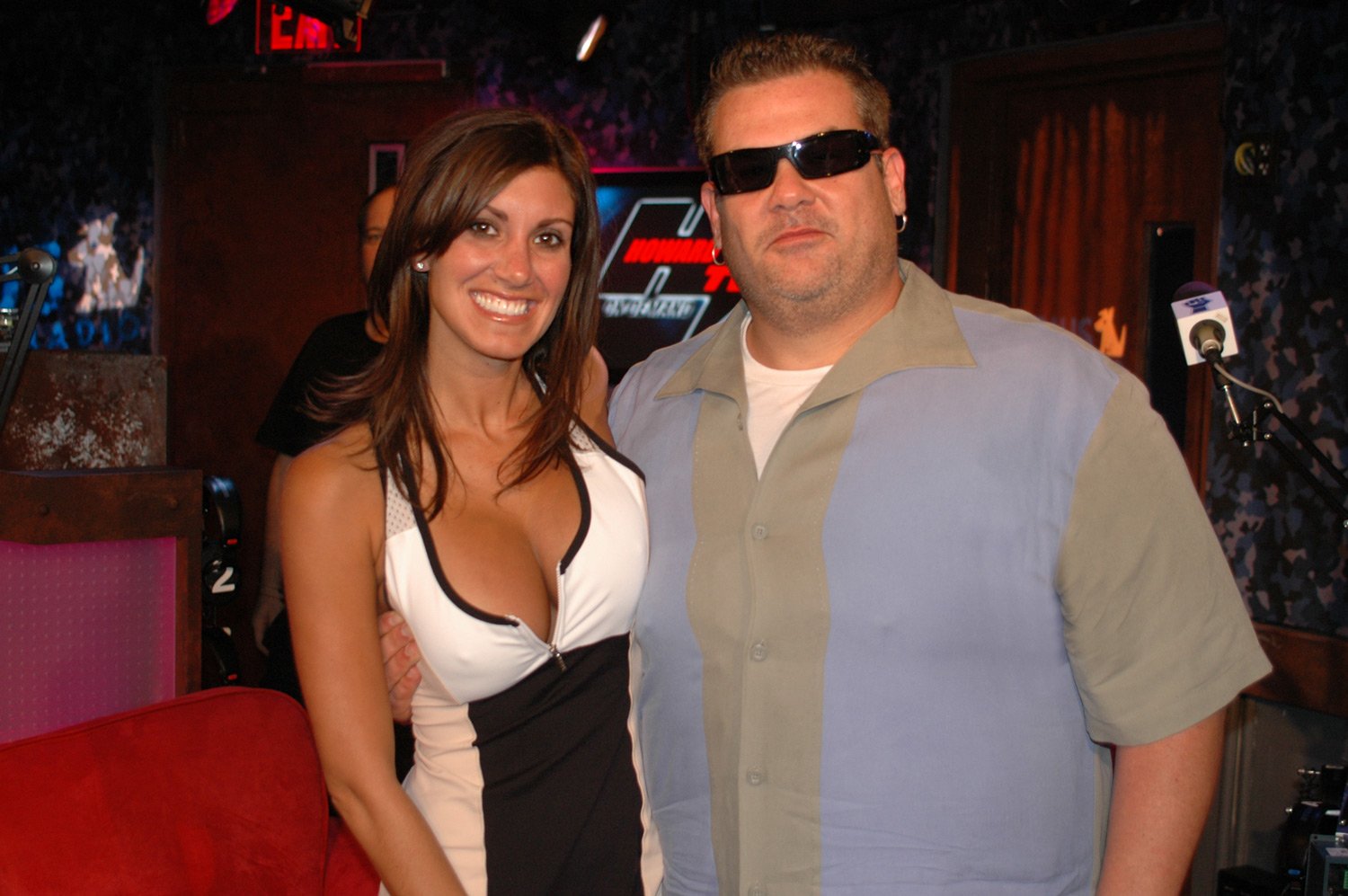 “Bubba the Love Sponge and ex-wife Heather in studio in 2007. 