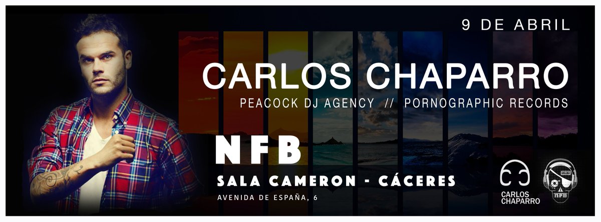 Cuarto avance para la próxima #NFB
Sábado 9 de Abril
Sala Cameron - Avenida de España, 6
CÁCERES
<a href="/carloschaparro_/">Carlos Chaparro</a>