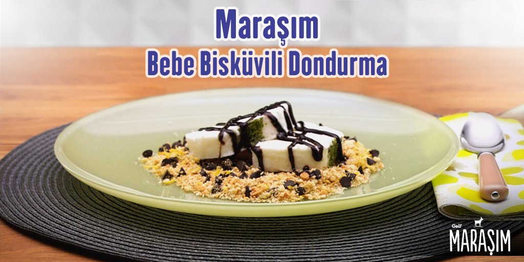 golfmarasim's tweet photo. Maraşım Bebe Bisküvili Dondurma sunumuna bayılacaksınız. 😋😍😋 https://t.co/j8ppU1kZoB