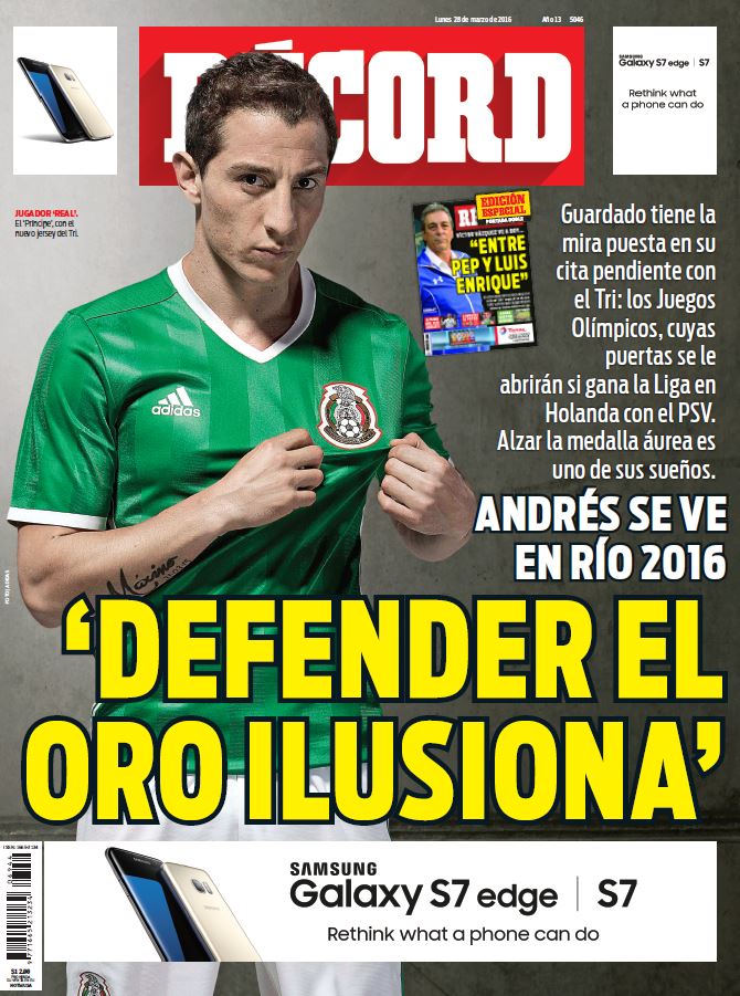 record_mexico's tweet photo. ¡Buenos días! Te presentamos nuestra portada doble RÉCORD de este lunes https://t.co/7pZJZ2z1oJ https://t.co/O0CkX34QWw