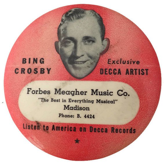duckwellsvintag's tweet image. ♮› Vintage Bing Crosby Decca Records Cleaning Brush #bingcrosby #bing #Decca  etsy.me/1mqQ2r0