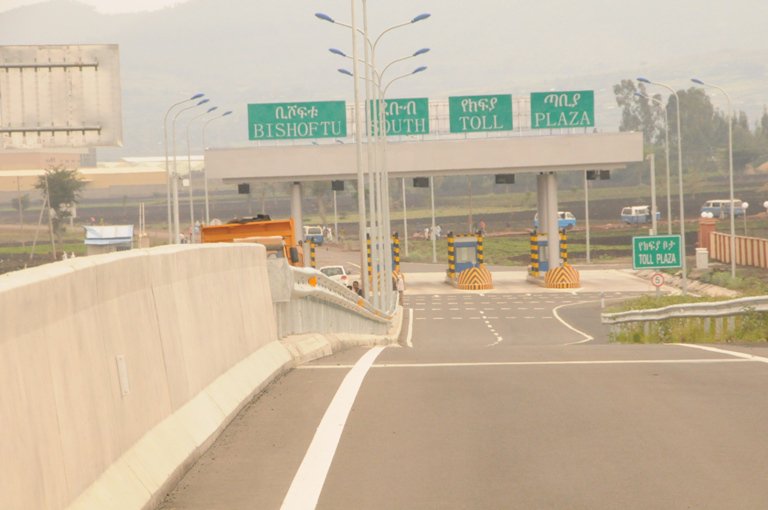 The first toll road in Ethiopia Addis Adama Express-Way.