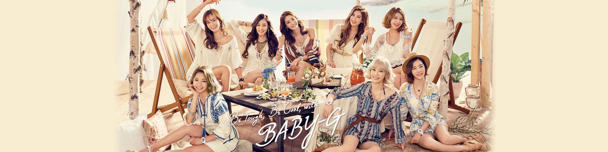 SMTown_SNSD's tweet photo. SNSD - "CASIO" 'Baby-G/SHEEN' Promotion https://t.co/D88vgxI9D7