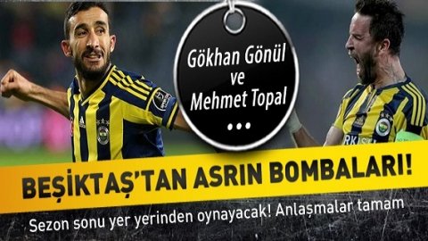 Yılın bombası! Gökhan Gönül ve Mehmet Topal Beşiktaş'ta medyahaber.com/yilin-bombasi-…