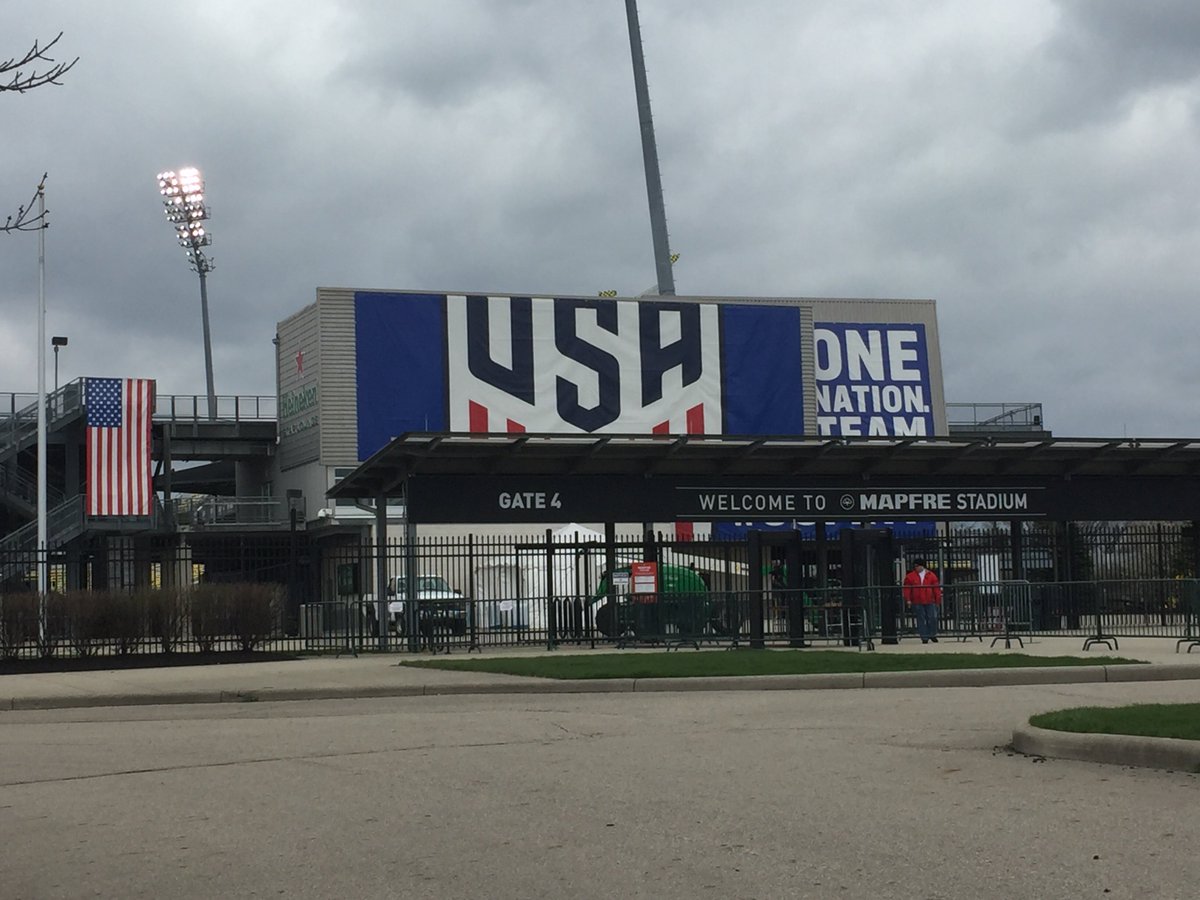 As seen at lunch....I’m getting pretty excited about tomorrow night #USAvsGUA