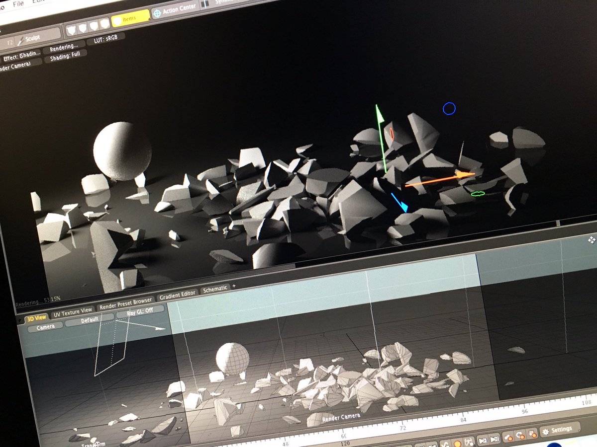 Ruan3D_'s tweet image. Modo shatter sim! Might do a basic tutorial next week! 😄🚀 #vfx #visualeffects #cgtutorials
