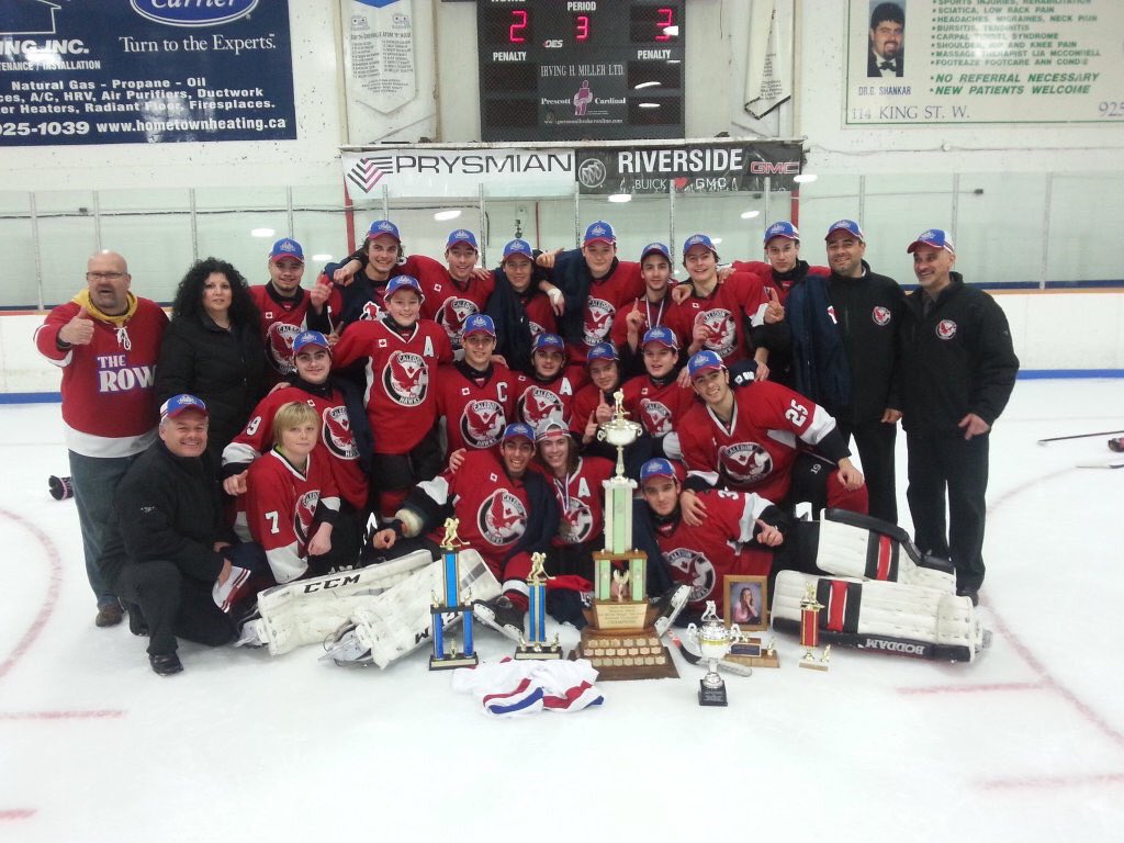 rocs38's tweet photo. @CoachsCornerCBC @RonMacLeanHTH these beauties from Caledon won the leo boivin showcase tournament in Prescott #AA https://t.co/PpXLBOeeAO
