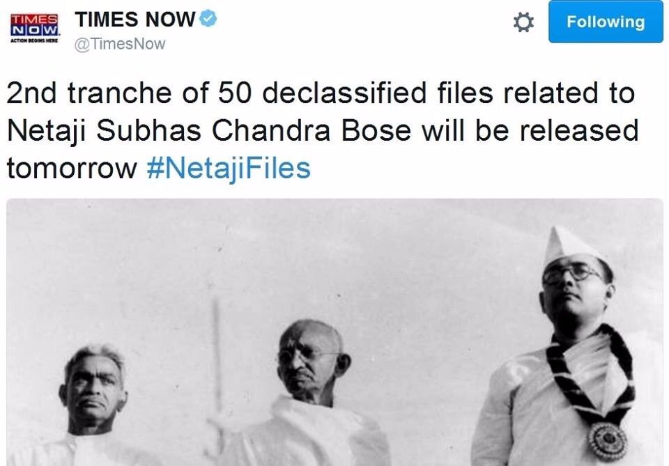 iVishalMN's tweet photo. Eagerly waiting 4 tomorrow @RubikaLiyaquat @aditi_tyagi @anujdhar @pynchonlama @PanickarS @MissionNetaji #NetajiFile https://t.co/eM28nrY70l