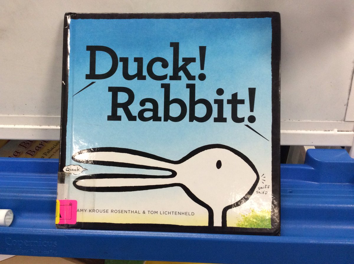 emcnerne's tweet photo. Duck or Rabbit? These 1st graders have strong opinions! https://t.co/AdIrAX3p7r