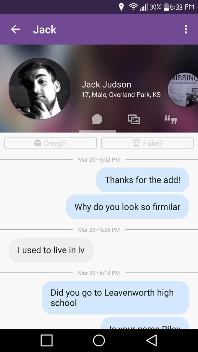 help_ryan's tweet image. One his his facebook one is his MeetMe