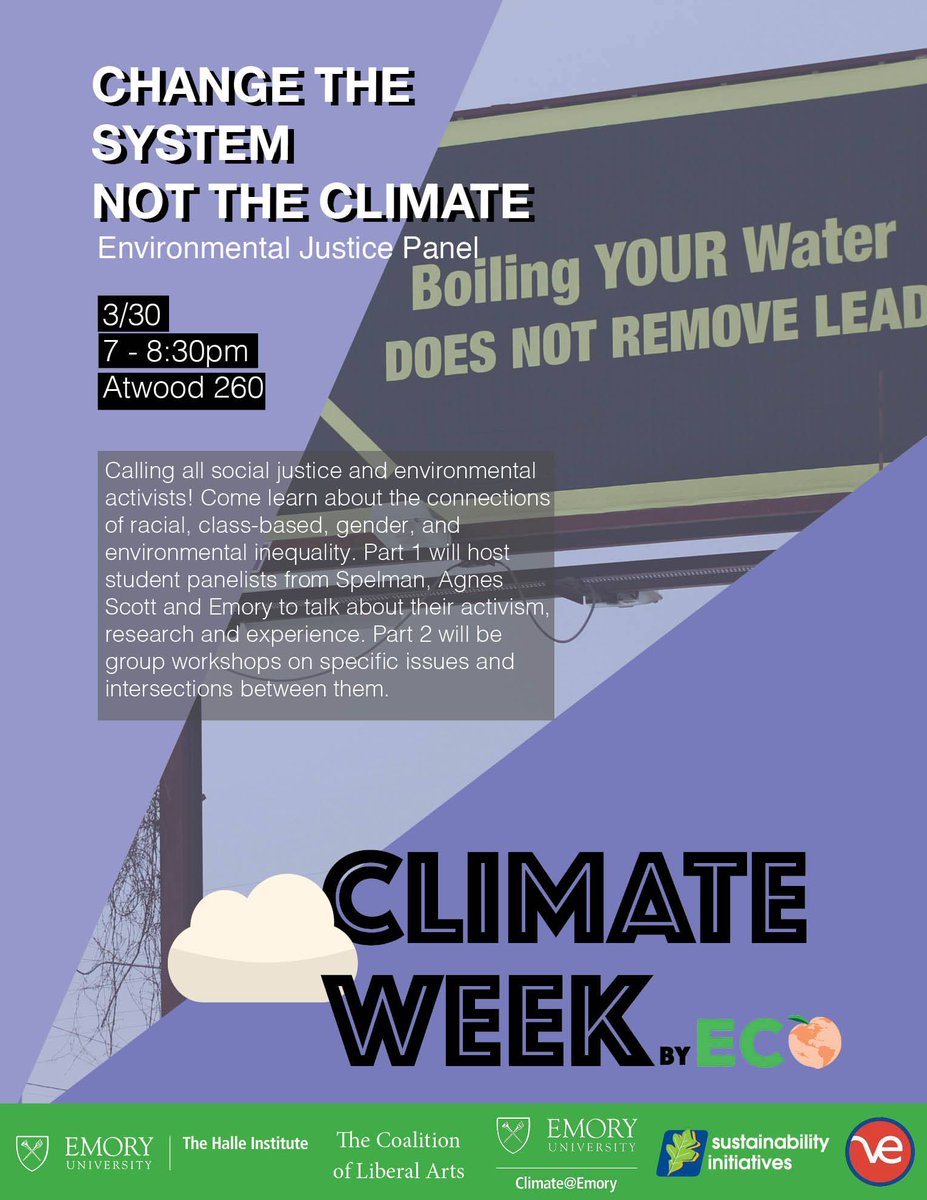 VolunteerEmory's tweet photo. We are only 2 days away until our next SJD!! Join us for an engaging discussion on environmental activism. #SJD #VE https://t.co/lno93MMvI7