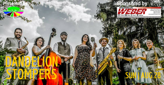 Thx to Anderson Weber sponsoring Music in the Gardens act Dandelion Stompers (Aug 28 @ 6:30p)! #MITG2016