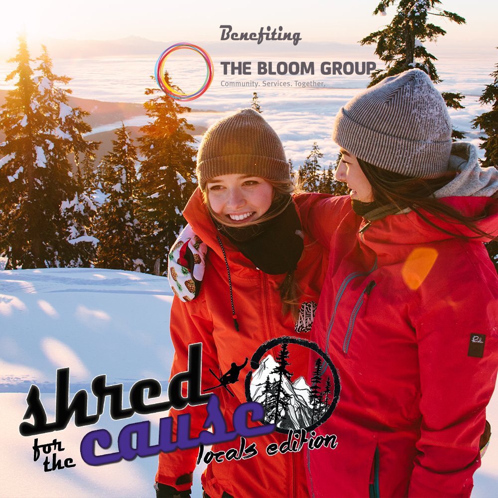 bloomgrp's tweet photo. The last #shredforacause is tonight! Cheap skiing and a great wrap party @Mt_Seymour, with proceeds to our shelters. https://t.co/LCsZAkwcoq