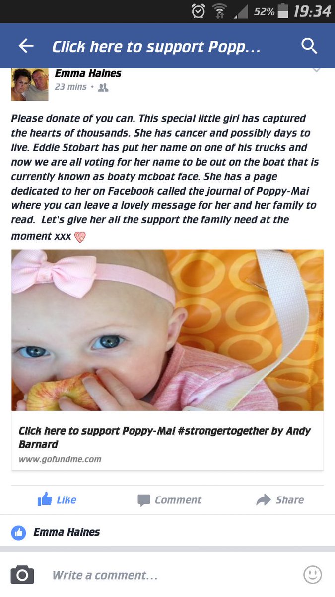 <a href="/antanddec/">antanddec</a> Hi guys. Please would you retweet this beautiful baby girls story xx #strongertogether Poppy-Mai