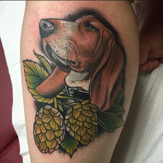 TattedMag's tweet image. Tattoo by Anya Gladun