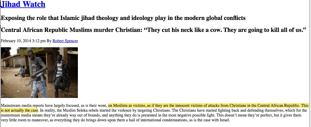 damedialies's tweet photo. Genocide defender @jihadwatchRS on anti-Muslim pogroms. (Bob poo-poo'ed Srebrenica too.) @justinsb @PaineThomas1737 https://t.co/KCg8FzUbXm