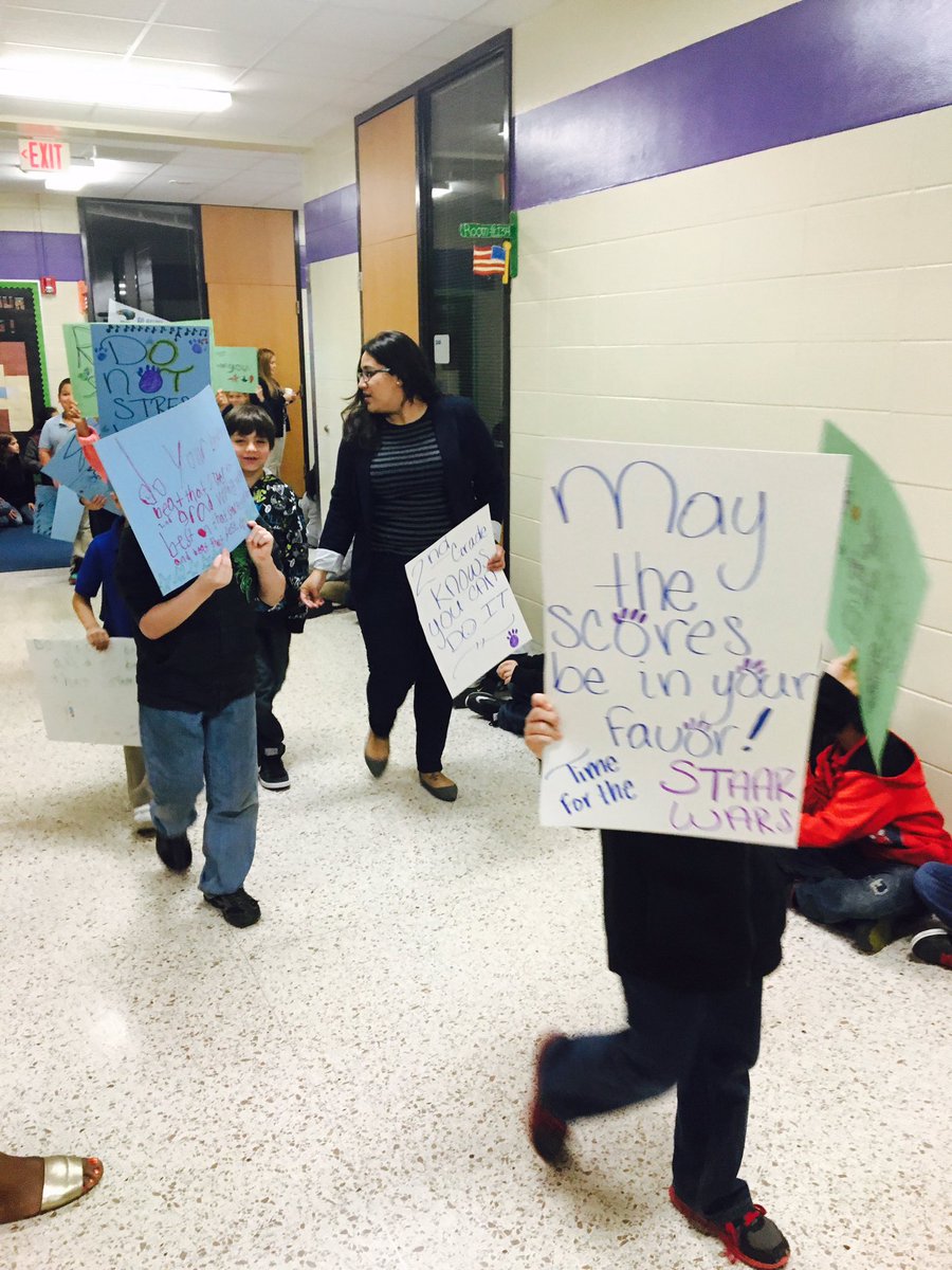Thanks for the support 1st and 2nd graders! #sisdcoaches