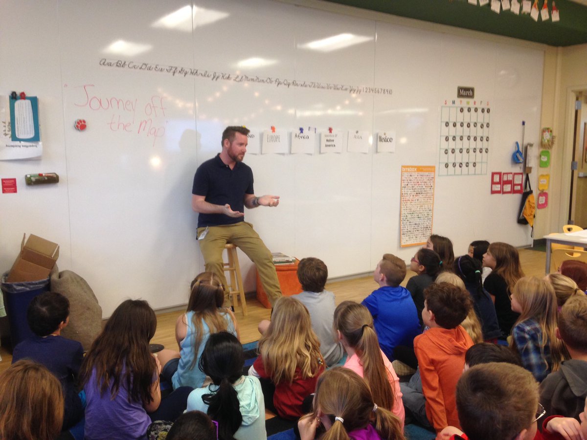 NAlightbulbs's tweet photo. Mr. Staggs kicking off his #pbl #journeyoffthemap! Wahoo!! @TaraCFrederick @MrsKateThoma @mrevanstaggs https://t.co/6hFhtIySQu