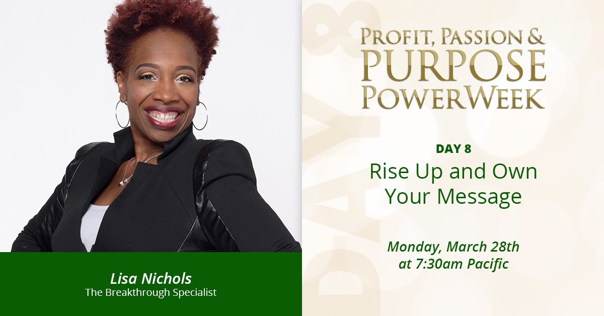 MotivatingMass's tweet photo. Today- RISE UP and OWN YOUR MESSAGE! #powerweek2016 #MTMPowerweek 8 is great! Who joined us for all 8 days? https://t.co/rVlhjiMD5L