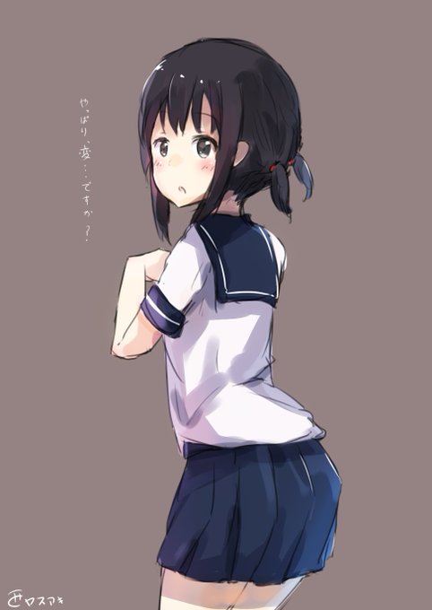 #艦これ版深夜の真剣お絵描き60分一本勝負
#艦これ版真剣お絵描き60分一本勝負_20160328
二つにしてみたんです 
