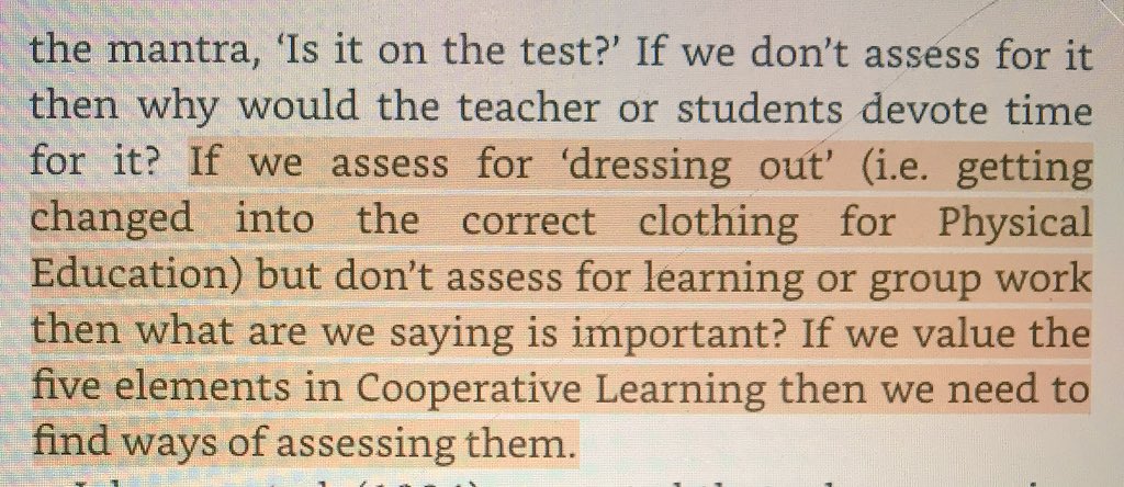 MrAdamPE's tweet photo. #physed #physedme #slowchatpe #peblogs people still grade on dressing out ? As a child I never got graded on that. https://t.co/bZSrhX2IK8
