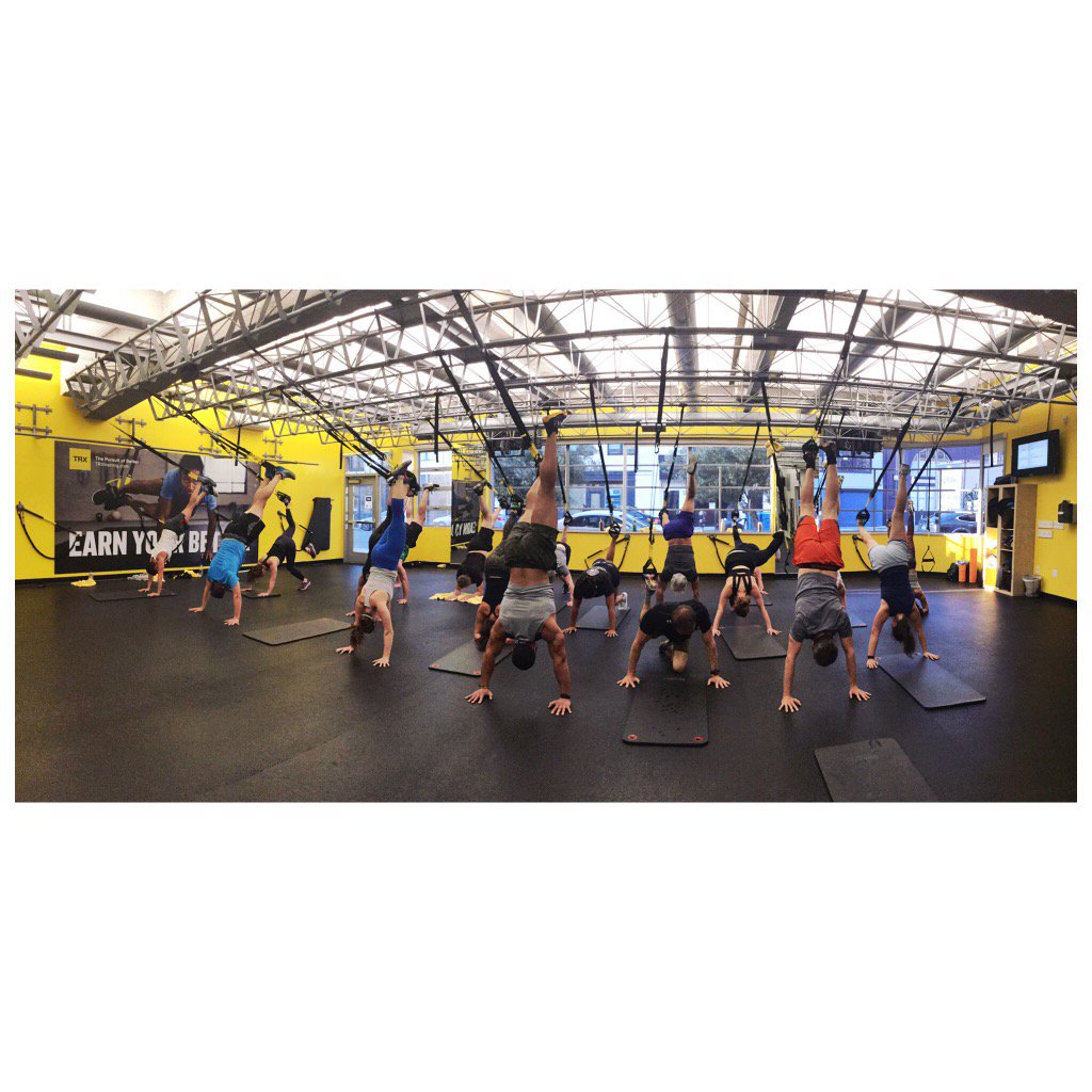 <a href="/migueltrxsf/">Miguel Vargas</a> challenging you to #earnyourbetter!! How are you starting your Monday morning?#trx #trainatthesource