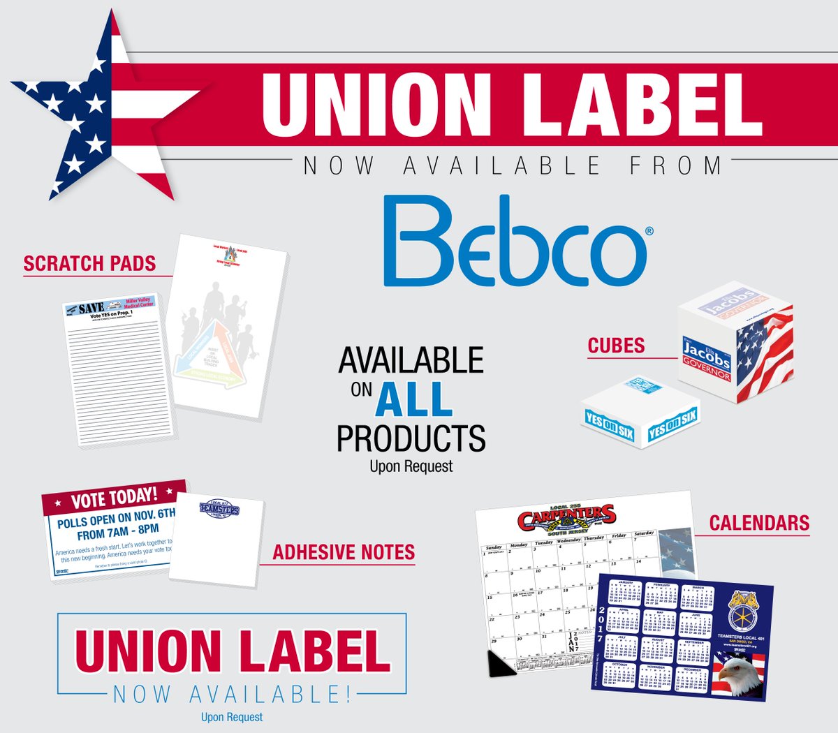 gillline's tweet image. Excited to share that #Bebco offers the #UnionLabel on ALL of their products upon request! bebco.com