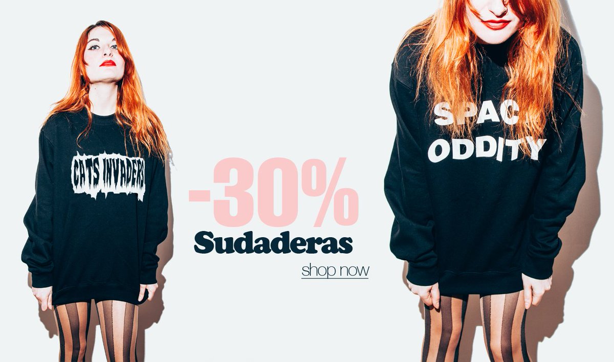 🍩 ¡#Descuento -30% en #sudaderas! 🍩 
¿A qué esperas? 🔝gingercat.es/collections/su…