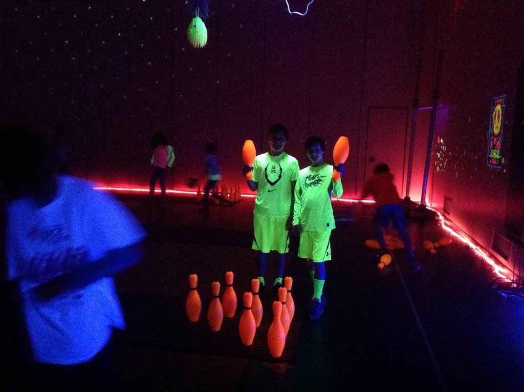 BirchviewPE's tweet photo. Cosmic bowling is a blast! https://t.co/OGVBFpMAci
