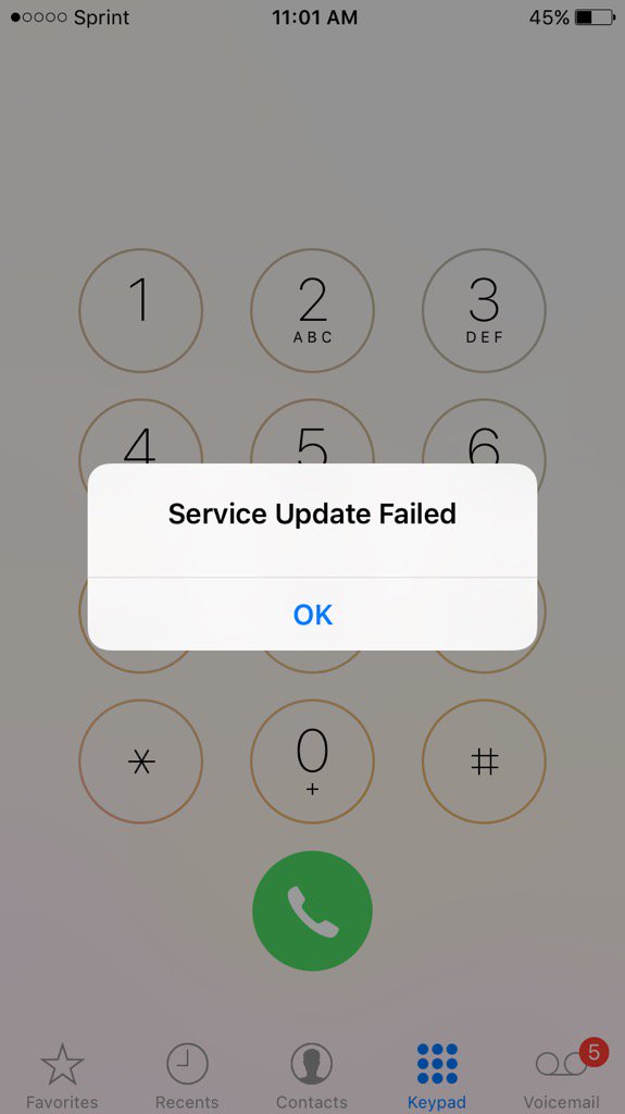 kboldie's tweet photo. @sprintcare cell service going in &amp; out, no data, can't update PRN. Expecting important call. Help! #sprintservice https://t.co/3u5GraZzQo