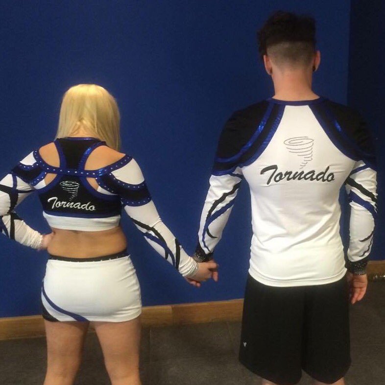 VarsityBrandsUK's tweet photo. 🌪💙💎 CECA revealed their new COED Varsity uniforms💎💙🌪 #varsityreveal #varsityuk #wearecheerleading https://t.co/5FQKCeGXtH