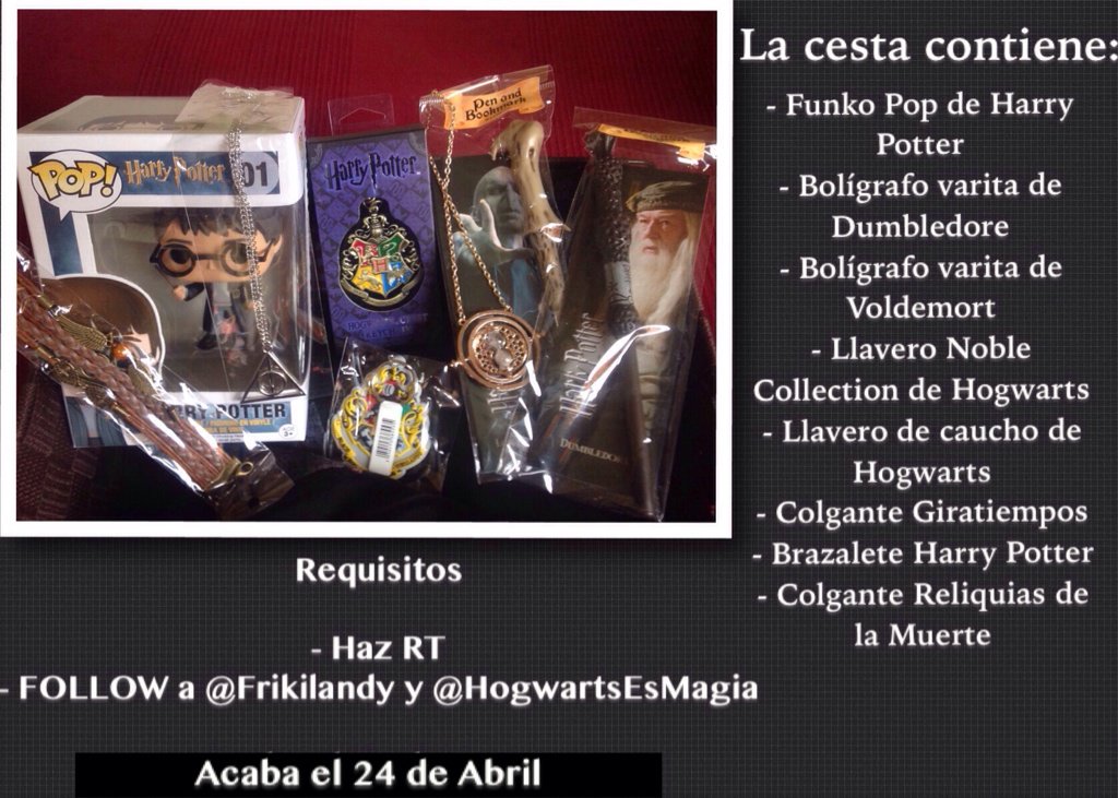 Harry_Potter_TM's tweet photo. Sorteamos una cesta Hogwarts!!

Para participar:
- Haz RT
- Follow a @FrikiLandy y @HogwartsEsMagia 

SUERTE ⚡️ https://t.co/mt2HuBrlvz