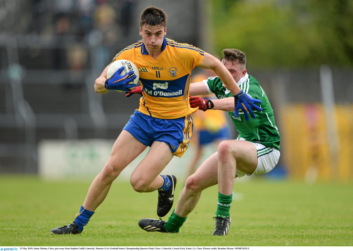 officialgaa's tweet photo. RT to vote for @GaaClare's Jamie Malone as the latest https://t.co/Lw4gYD3Qcx Football Player of the Week! #GAA https://t.co/v34dqrDxvP