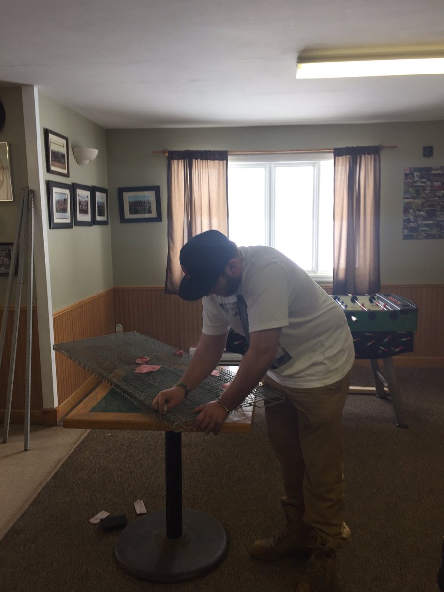 Fun day for the team prepping some new equipment for the <a href="/FtonComKitchen/">F'ton Com Kitchen</a> ! Thanks <a href="/LoyalistsRugby/">Loyalists RFC</a> for the workspace!