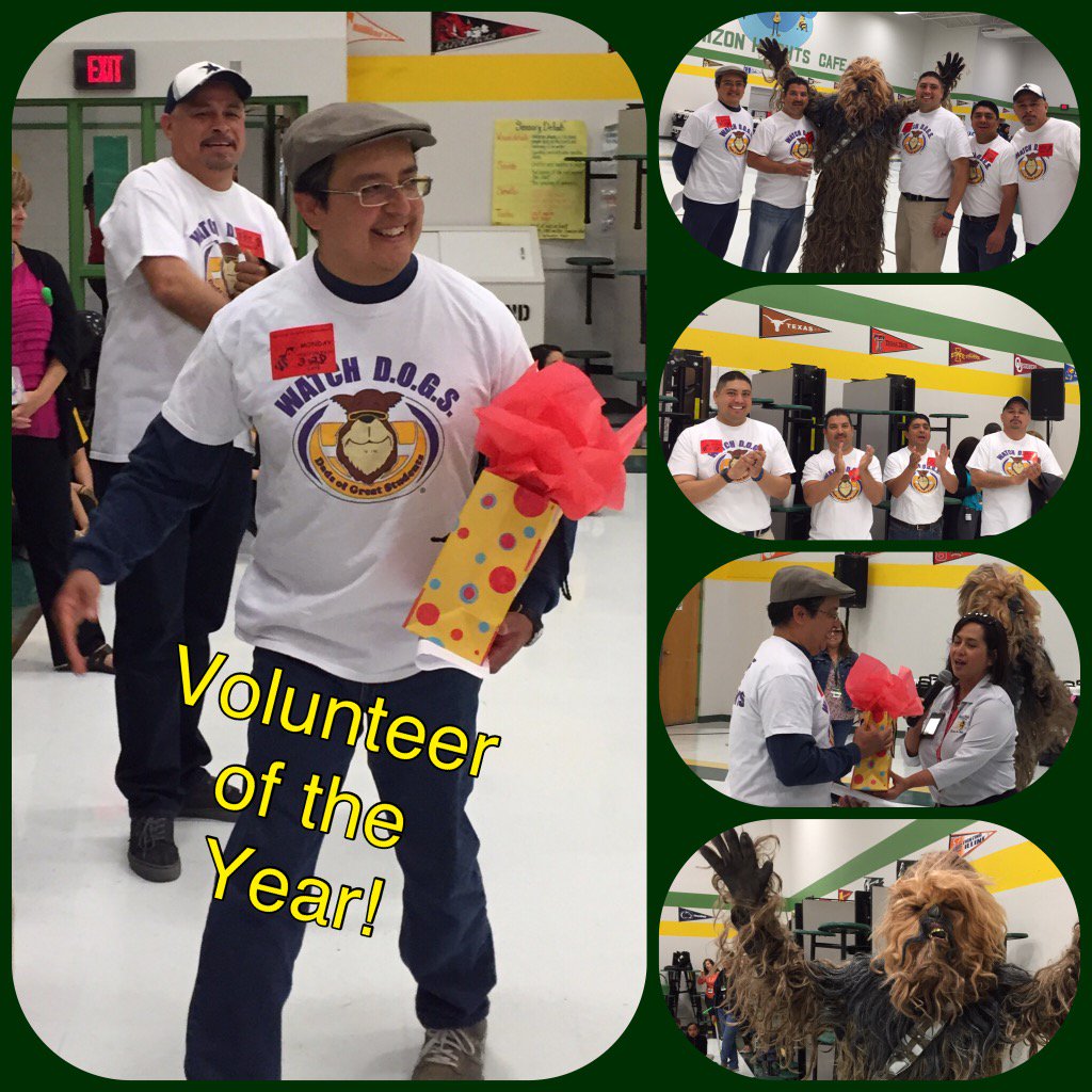 BHinojosa_EPCC's tweet photo. HHE Proudly announced our Hornet Volunteer of the Year-Mr. Avila!! Thank You for All You Do!! ❤️💛💚🐝 #TeamSISD https://t.co/u0nl8Q0pAL