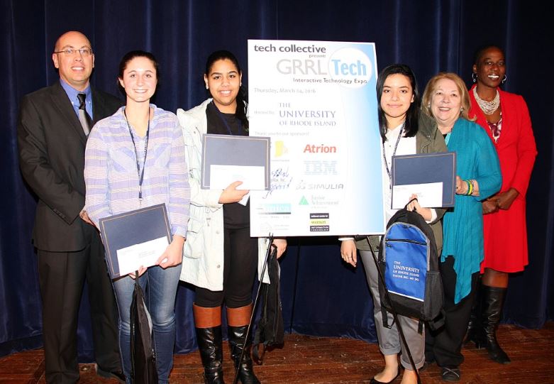 Tech_Collective's tweet photo. 560 RI area high school girls explored #STEM careers at this year's #GRRLTech! Learn more: https://t.co/sU2kxFY2nj https://t.co/EWsRWYMtP8