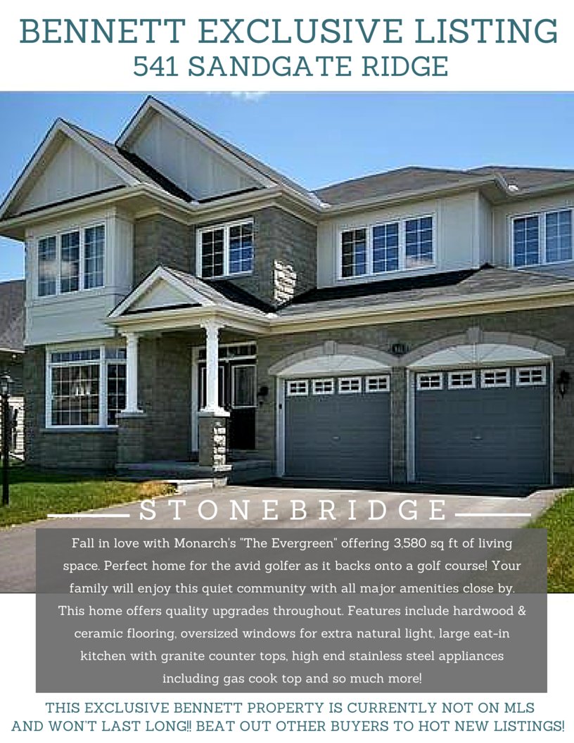 BennettPros's tweet photo. #ComingSoon 541 Sandgate Ridge-Exclusive Bennett Property is #NotOnMLS CALL 613-233-8606 or https://t.co/6rYMe3kfox https://t.co/zJN4k1YP52