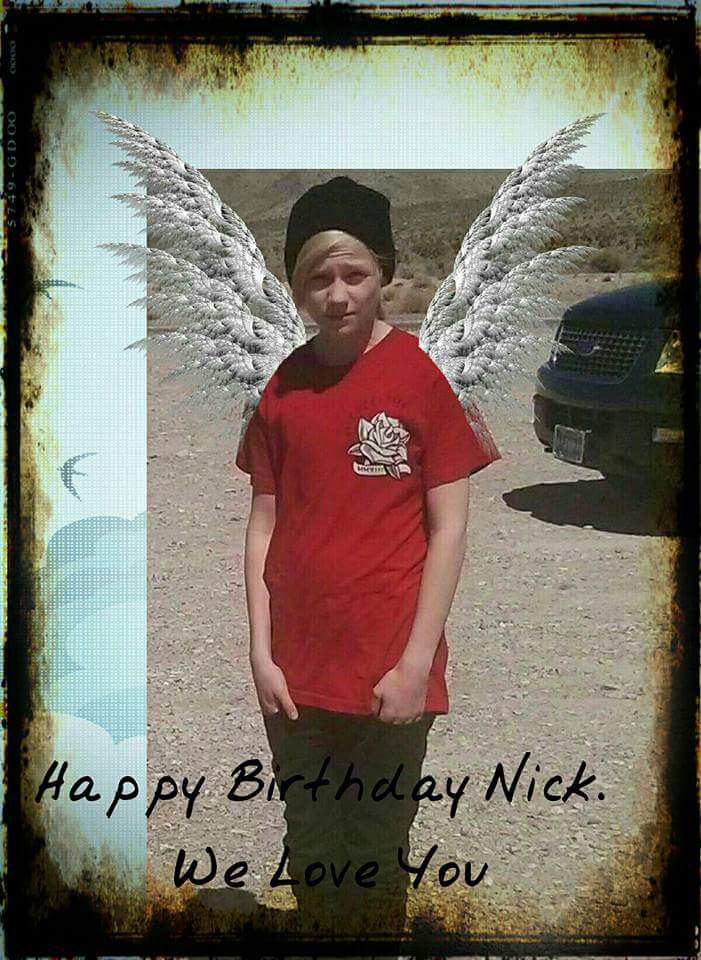tenpaslinda's tweet photo. My son is16 in heaven today. I love &amp; miss u @christyclarkbc @MLACadieux 
Big change to come. RIP you should be here https://t.co/RHujYcvKKD