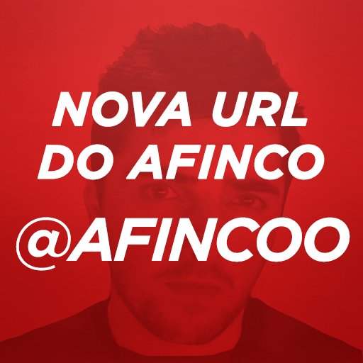 afincogames's tweet photo. Antigo usuário, o novo é @afincoo https://t.co/b9uQgpgiqV