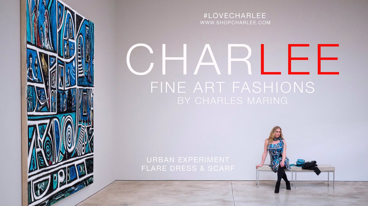 charliemaring's tweet photo. Wear a #workofart #charleefineart fashions #UrbanExperiment #FlareDress and #silkscarf #shopcharlee #lovecharlee https://t.co/tCGLiBDVao