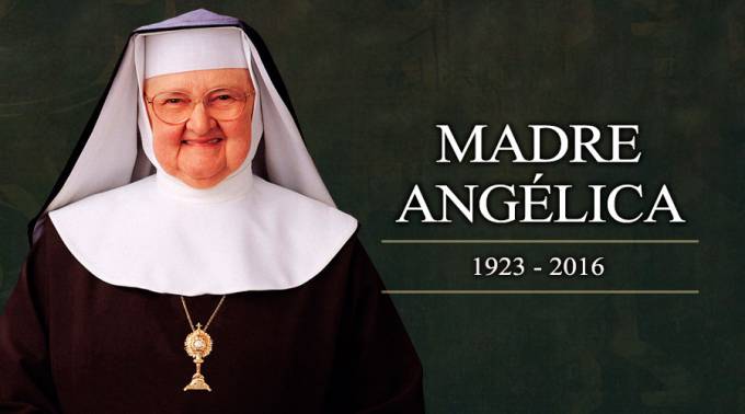 MagnificatTV's tweet photo. Fallece #MadreAngelica, creadora mayor TV católica Los #FranciscanosDeMaría rezamos por ella @EWTNespanol @EWTN https://t.co/nXyRwjVA98