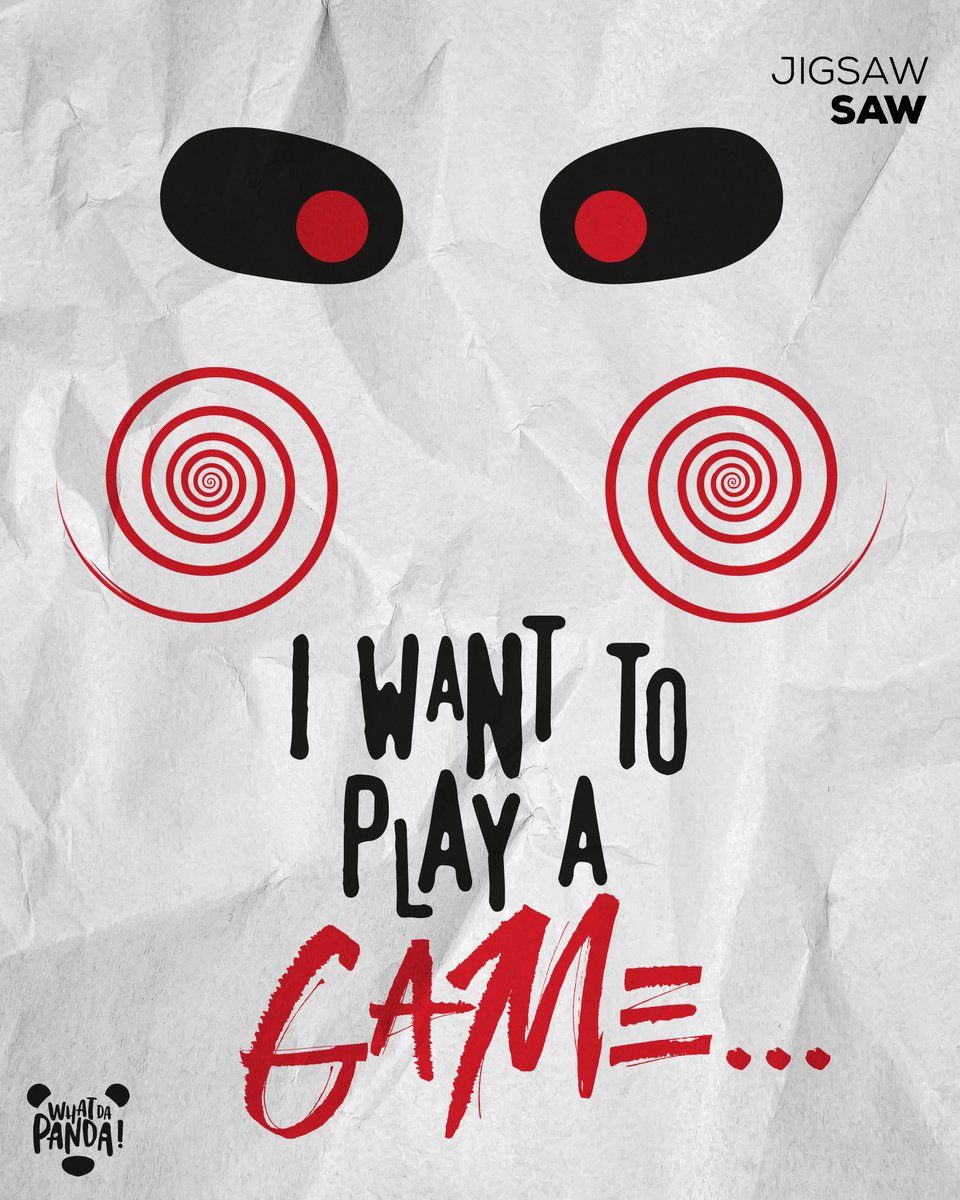 Whatdapanda I Want To Play A Game Jigsaw Saw 04 Saw Horror Jigsaw Macabre T Co 1ekn31ldkx