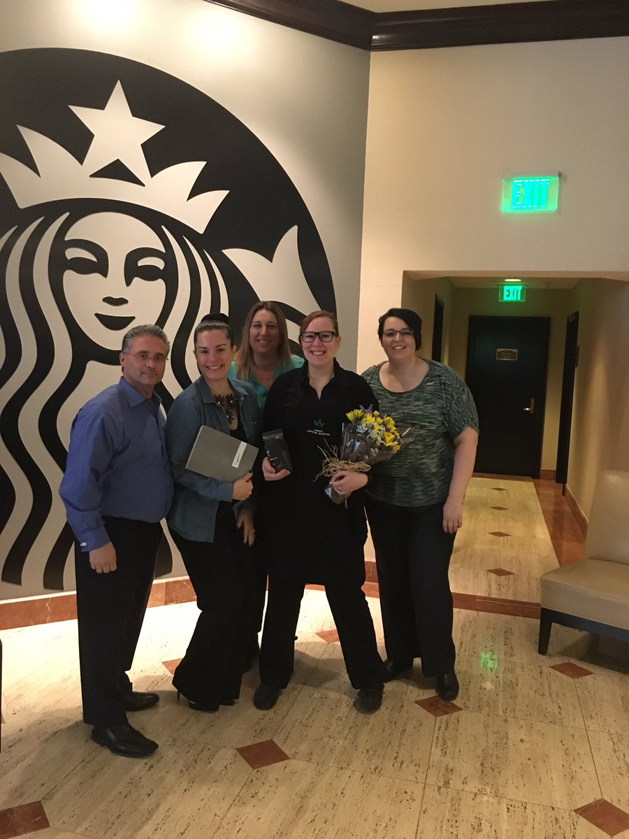 MD35SBUX's tweet photo. So proud Daphne, @HiltonRosemont completed her coffee masters certification last week! #neabs #coffeemasterjourney https://t.co/SDIOBrv7mO