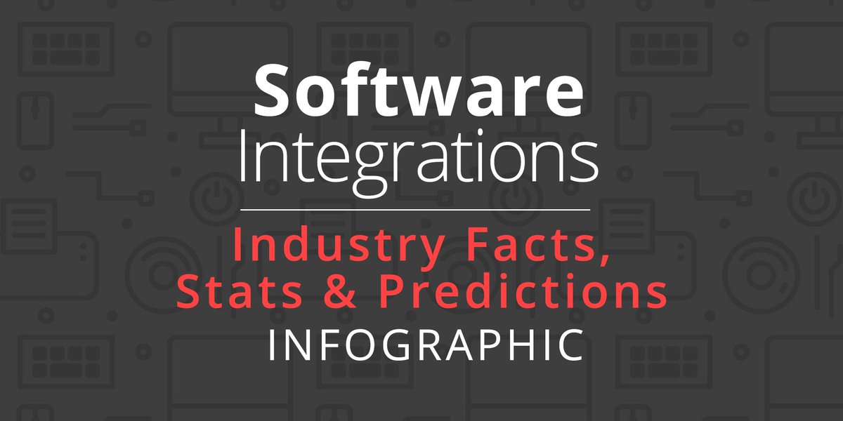 CoreSolution's tweet photo. [INFOGRAPHIC] #Software Integrations: Industry Facts, Stats &amp; Predictions #CoreIntegrations https://t.co/WMujAg8bHx https://t.co/n56bxwUaIG